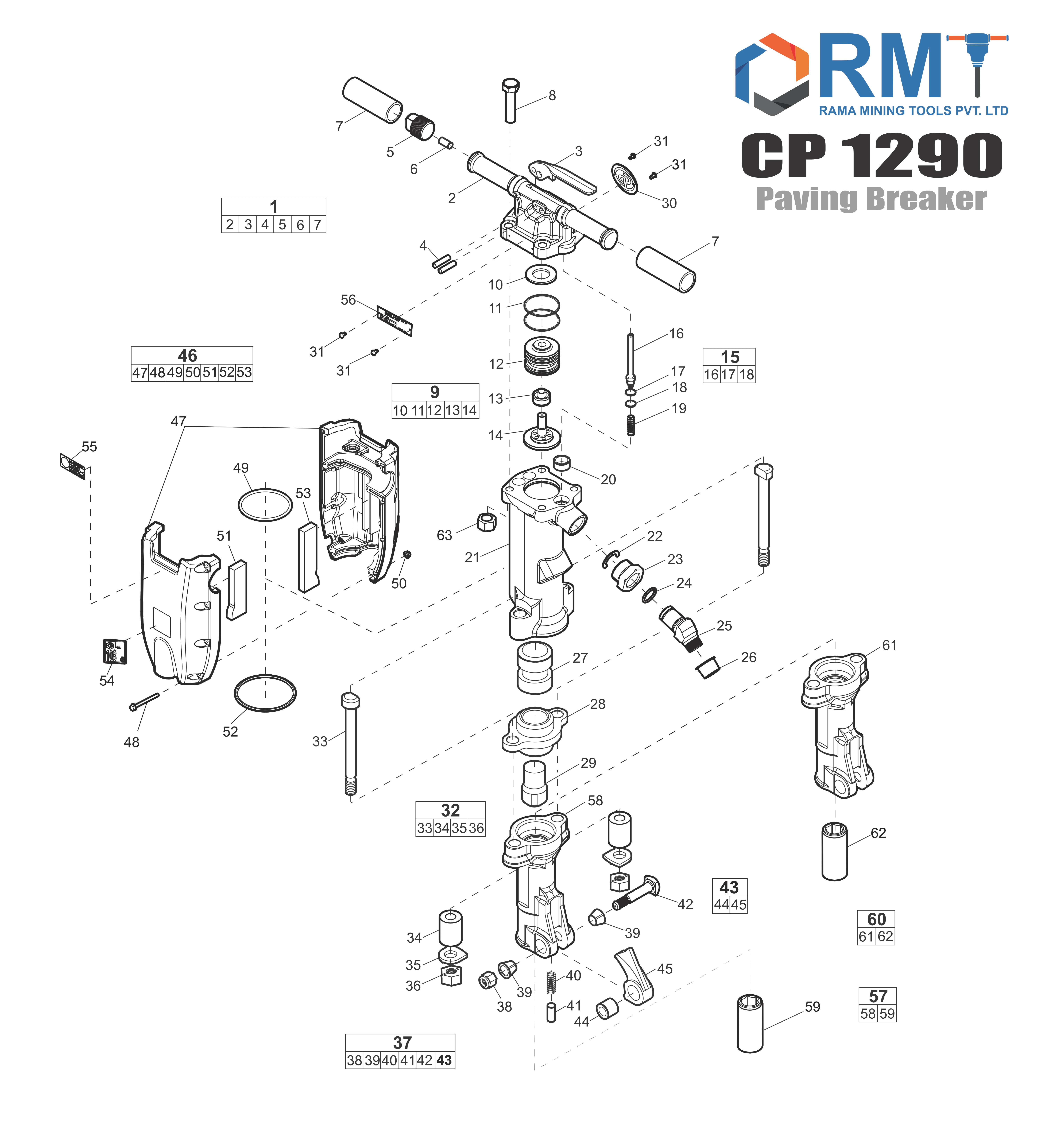 CP 1290 - Pneumatic Breaker